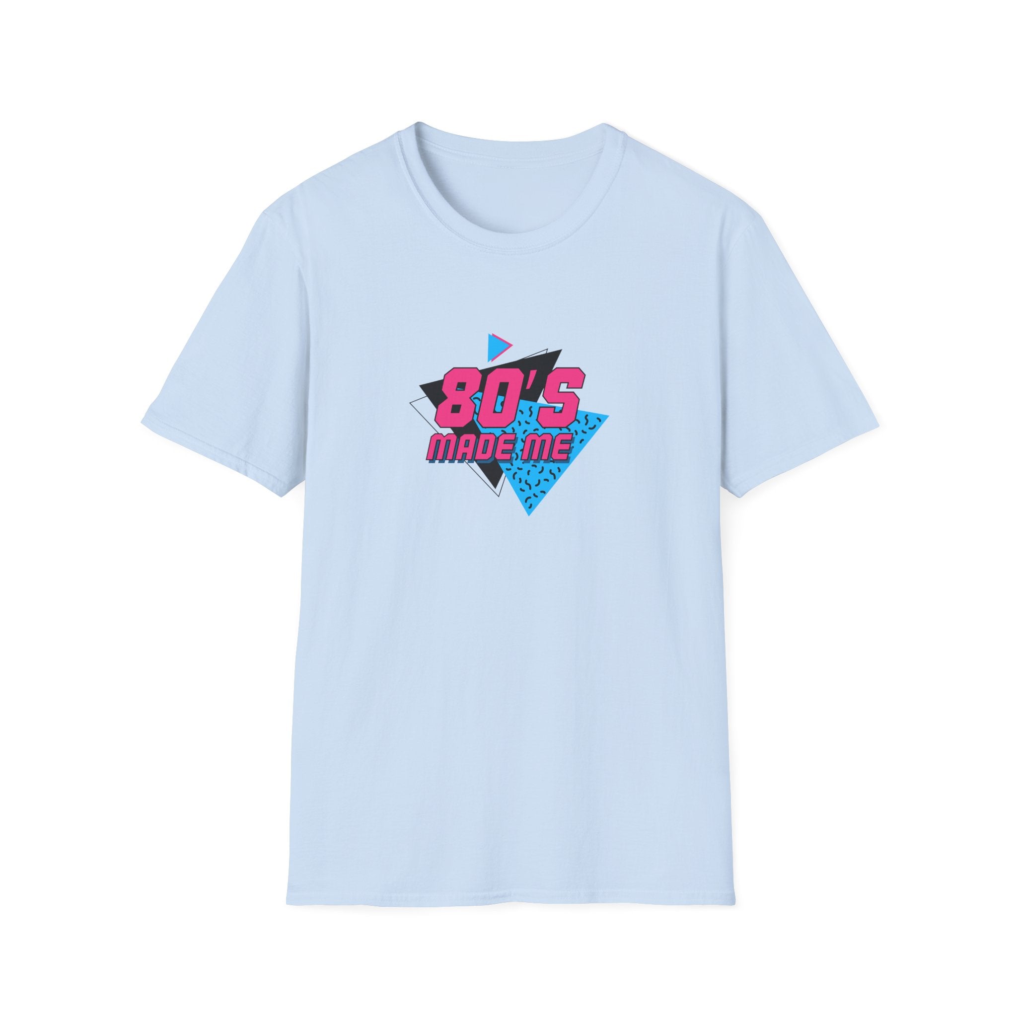 Beewy80's Made Me T-Shirt — Retro 1980s Neon Geometric Vintage Tee